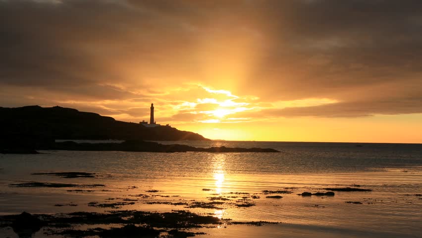 Sunset at Ardnamurchan Lighthouse, Highlands, Scotland