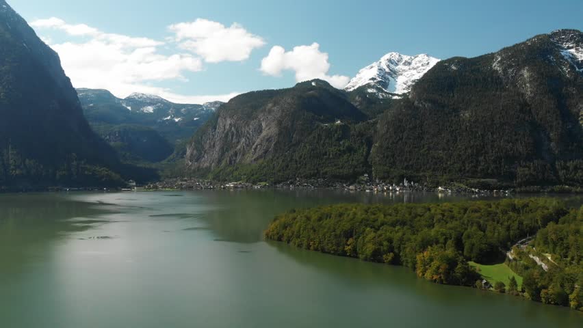Hallstatt view from the other side of the lake.