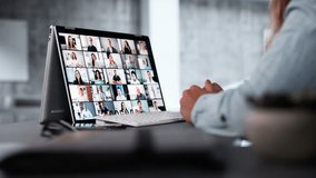 Video Conference Work Webinar Online At Office - Powered by Shutterstock - Get 15% off with code: PIKWIZARD15