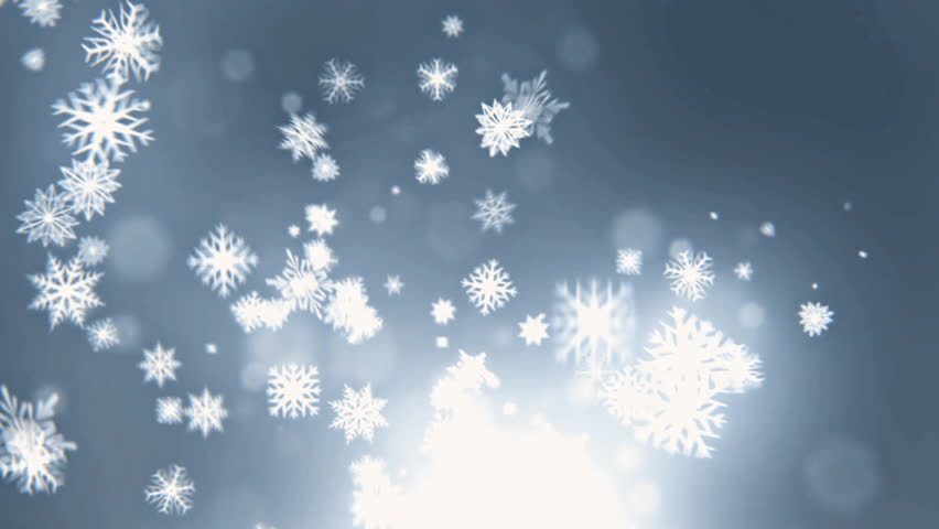 Christmas Snow Transitions alpha channel
