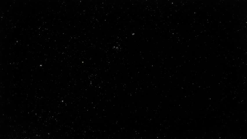 Glowing Twinkling Sky Stars Starfield - Loop - Overlay Graphic Element Background