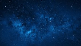 4k video stars nebula blue deep dark space universe, cosmos, nebula, sky, abstract, night, blue, light, outer, deep, astronomy, science, planet, starry, dark, black, fantasy, astrology, starlight,  - Powered by Shutterstock - Get 15% off with code: PIKWIZARD15