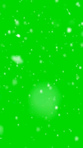 green sceen snow flakes animation,soft motion effect