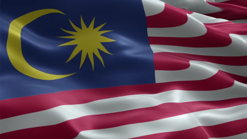  Malaysia National Flag Background  Video