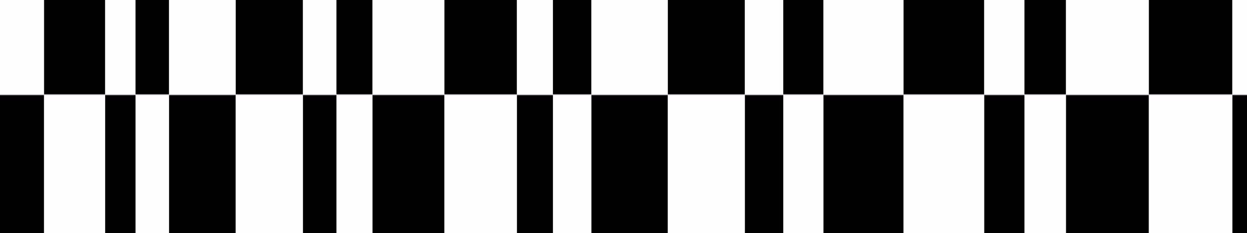 Abstract background with black and white stripes. Seamless loop video.Geometric pattern.5760x1080 video. Wallpaper for wide Screen.