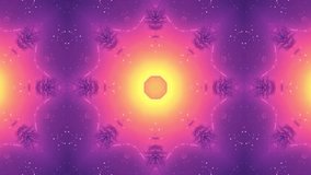 A vibrant kaleidoscopic pattern featuring a glowing sun and abstract tree silhouettes. - Powered by Shutterstock - Get 15% off with code: PIKWIZARD15