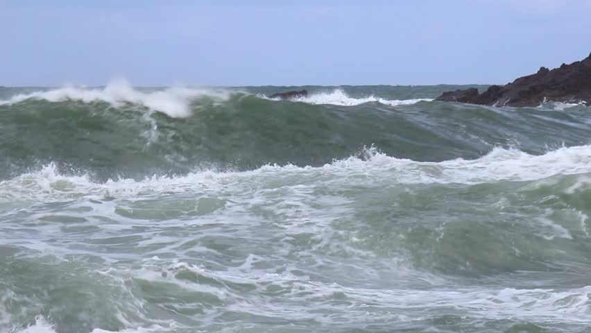 ​​Japan sea in the harsh winter, tohoku japan
