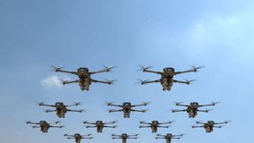Military drones are in a war zone, Future war with robots - Powered by Shutterstock - Get 15% off with code: PIKWIZARD15