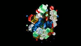 Colorful geometric shapes and patterns swirling in an abstract digital space - Powered by Shutterstock - Get 15% off with code: PIKWIZARD15