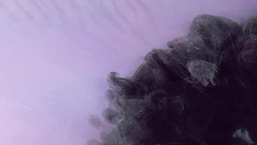 Smoke swirl. Water explosion. White black dye spill sparse paint color mist evaporation atmosphere imitation ominous mystery abstract background.