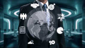 Business person master global marketing and finance with insights. Navigate the complexities of global markets, enhancing strategies and marketing reach. Success in global finance and marketing UUID - Powered by Shutterstock - Get 15% off with code: PIKWIZARD15