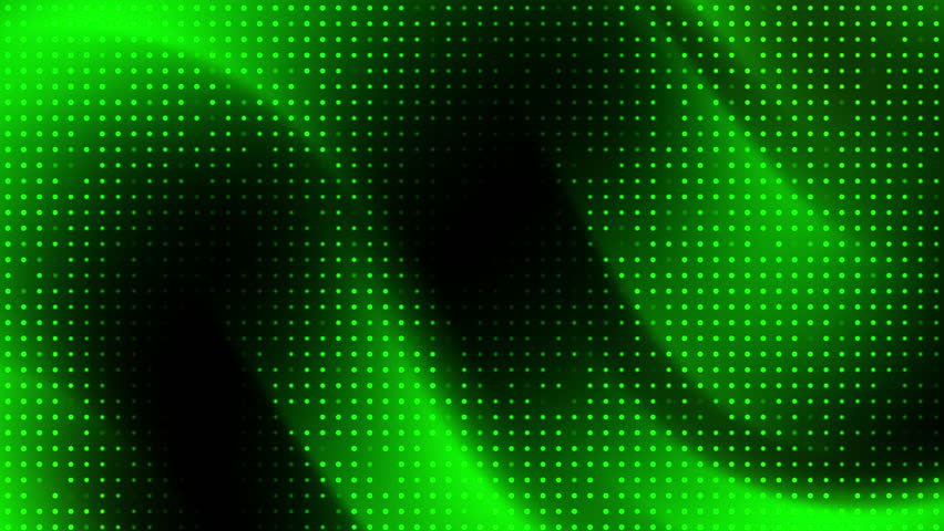 Dark Green Gradient Dots Animation Background, Ideal for Video Templates, Motion Graphics, and Slideshows