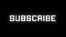 SUBSCRIBE glitch effect, SUBSCRIBE glitch banner. - Powered by Shutterstock - Get 15% off with code: PIKWIZARD15
