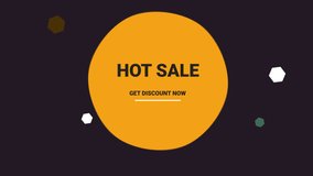 Hot Sale animation video, Discount Promo video animation flash sale Concept, Super promotion, Black Friday sale offer, discounts, shop now - Powered by Shutterstock - Get 15% off with code: PIKWIZARD15