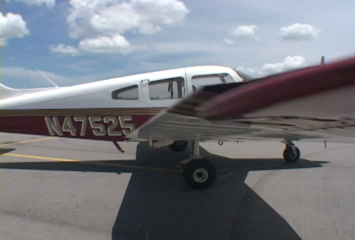 Three Clips - Cessna / Piper Airplane Series before flight.