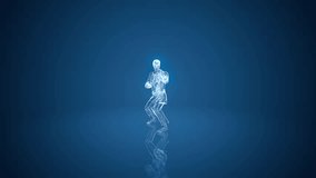 Conceptual 3D animation of a martial artist kicking - Powered by Shutterstock - Get 15% off with code: PIKWIZARD15