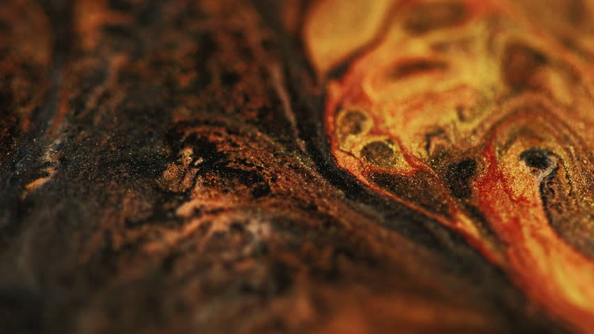 Volcanic explosion. Hot molten rock. Dark red orange yellow on abstract pattern background. Burst flame smoke burning light glowing.