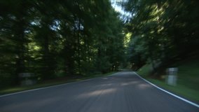 HD1080 Car speeding through forest (Time Lapse)
On the road on a sunny day through forest. Sony HVR-Z1. Camera ahead the car, no windscreen on video. Low shutter.