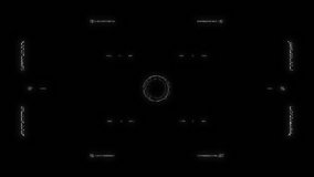 HUD target animation loading. Aiming. Futuristic drone UI. - Powered by Shutterstock - Get 15% off with code: PIKWIZARD15