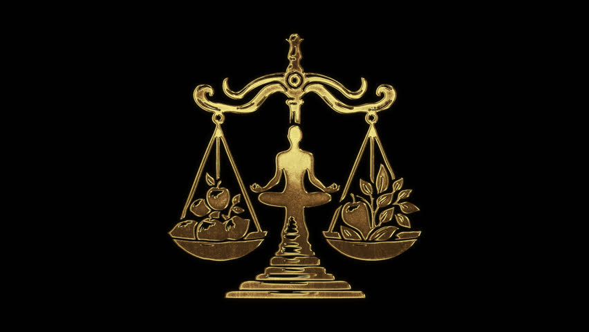 Gold silhouette illustration with light reflecting contours. Alpha channel.
