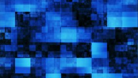 Abstract blue squares background - loop, HD 1080p.