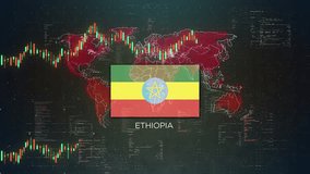 Ethiopia Stock Market Chart Background with Flag - Powered by Shutterstock - Get 15% off with code: PIKWIZARD15