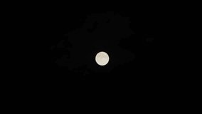 Stunning 4K video of a full moon filmed at night with telephoto lens. - Powered by Shutterstock - Get 15% off with code: PIKWIZARD15