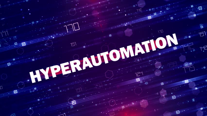 Hyperautomation tech background New Style 