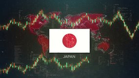 Japan Stock Market Chart Background with Flag - Powered by Shutterstock - Get 15% off with code: PIKWIZARD15