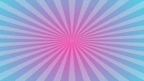 Animated sun rays background. Radial burst. Sunburst Pink and blue color pattern with gradient black friday background. Beams line. Radiate sunlight. Comic effect motion texture. Retro pop art stripe. - Powered by Shutterstock - Get 15% off with code: PIKWIZARD15