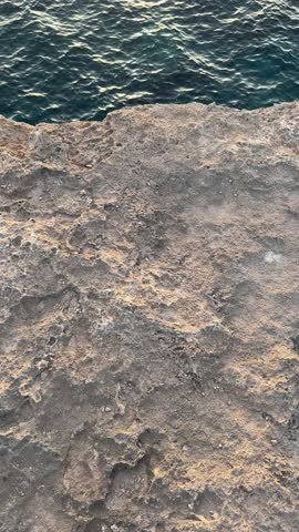 beautiful sunset on a walk along the rocky coasts of Ibiza