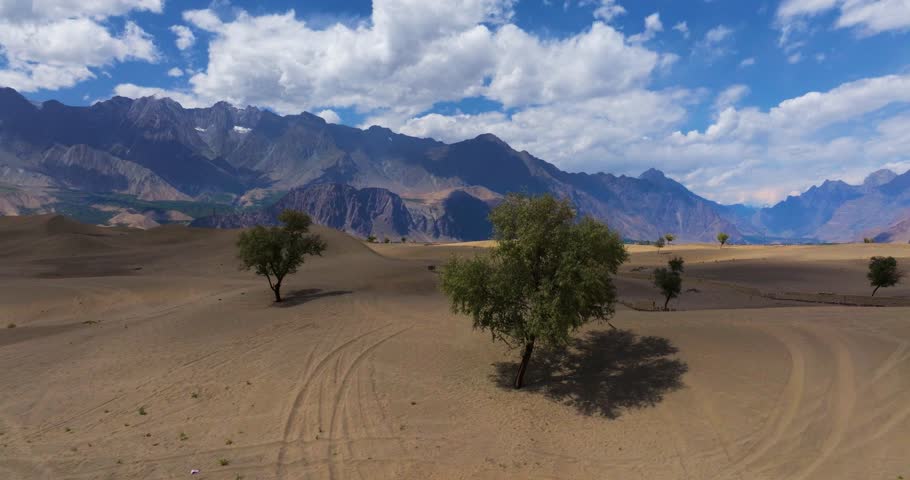 Cinematic Drone Shot Above Pakistan