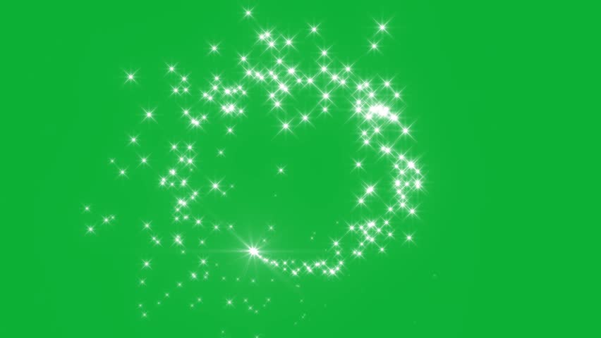 Glitter sparkle animated green screen, 3D Animation, Ultra High Definition, 4k video. White shining dust light. Bokeh light lights effect background. Concept: Christmas, party, celebrate, birthday