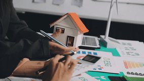 Closeup group Asia businesspeople talk ESG strategies risk management workshop, SDGs report, global warming, green finance investment eco friendly and net zero waste in boardroom training building. - Powered by Shutterstock - Get 15% off with code: PIKWIZARD15