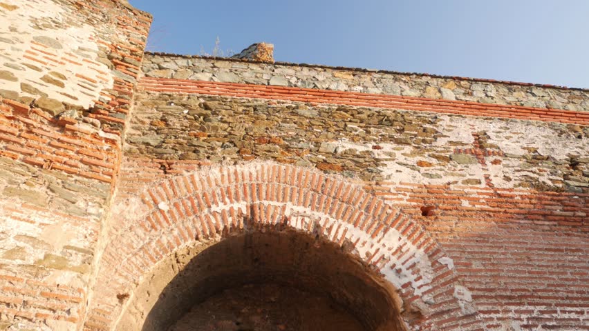 Anna Palaiologina Gate in Thessaloniki, Greece
