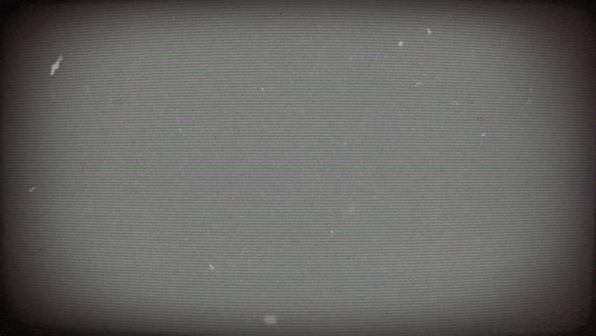 Old Vintage TV Screen, Nostalgic Vintage Film, Video Effect.