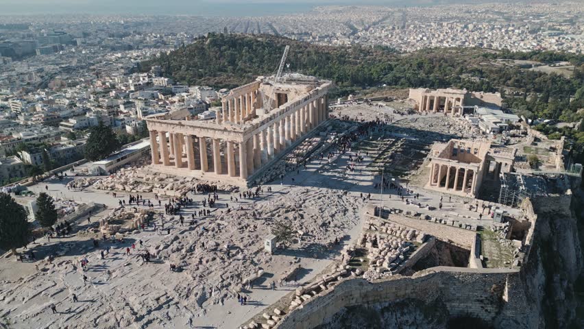 Morning Panorama of the Acropolis and Athens Skyline