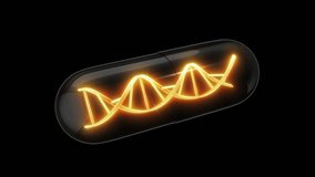 Bright DNA Module Inside Medical Capsule - Powered by Shutterstock - Get 15% off with code: PIKWIZARD15