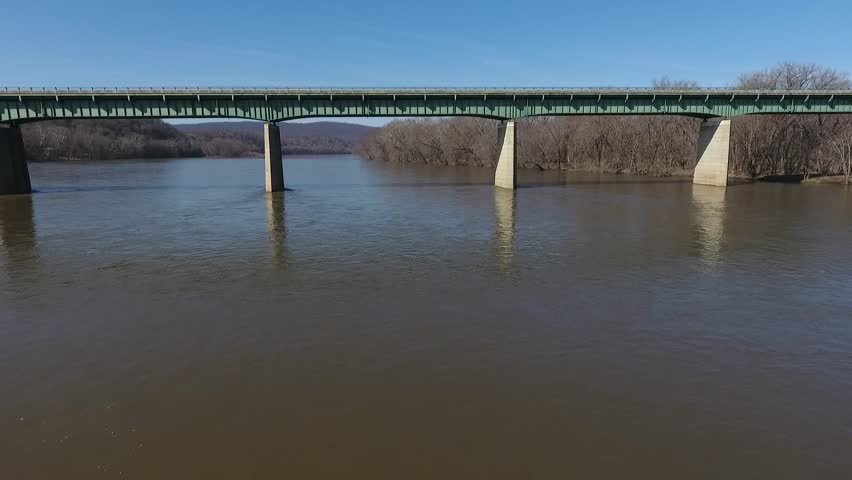 Potomac River bridge at Brunswick MD