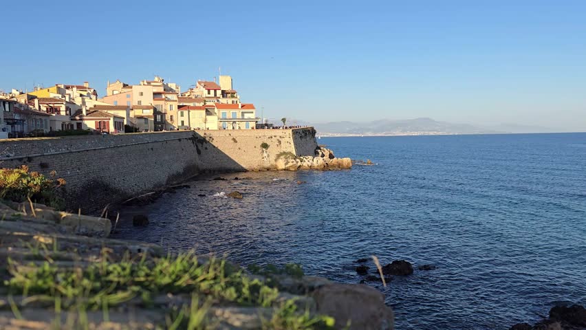 The city of Antibes, south of France