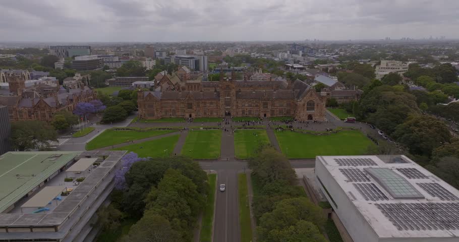 Univewrsity of Sydney flying close