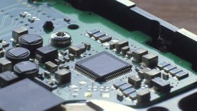 Printed circuit board with many electrical components. Computer hardware technology concept - Powered by Shutterstock - Get 15% off with code: PIKWIZARD15