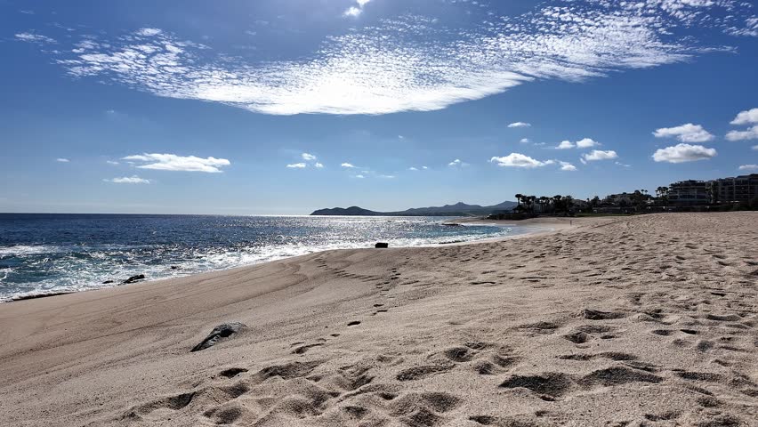 Calm beach day in Cabo San Lucas Mexico near San José del Cabo.