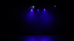 An empty stage of the theater, lit by spotlights and smoke before the performance - Powered by Shutterstock - Get 15% off with code: PIKWIZARD15