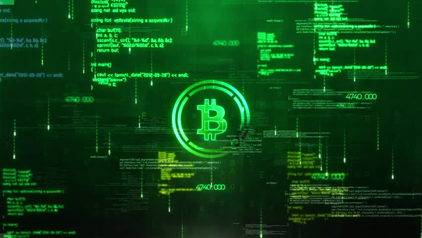 bitcoin HUD Satelite Style Hologram Video