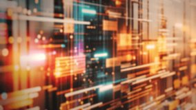 Augmented reality interface showing statistics and progress indicators - Powered by Shutterstock - Get 15% off with code: PIKWIZARD15