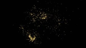 4K luxury sparkling glitter dust trail Golden particles effect Overlay sparkles. festival Christmas, Diwali, Ramadan glitters Bokeh lights glowing Logo title reveal Intro Fireworks animation. - Powered by Shutterstock - Get 15% off with code: PIKWIZARD15