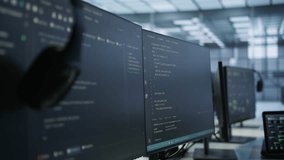 Computers and tablet in server room used for developing disaster recovery plans ensuring minimal downtime. Data center electronic equipment used for monitoring performance - Powered by Shutterstock - Get 15% off with code: PIKWIZARD15