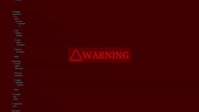 Cyber security warning sign data processing - Powered by Shutterstock - Get 15% off with code: PIKWIZARD15