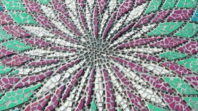 Lazaro Cardenas spiral mosaic tile  - Powered by Shutterstock - Get 15% off with code: PIKWIZARD15